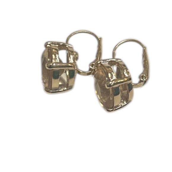 Kate Spade Champagne and Gold Earrings - Picture 2 of 3